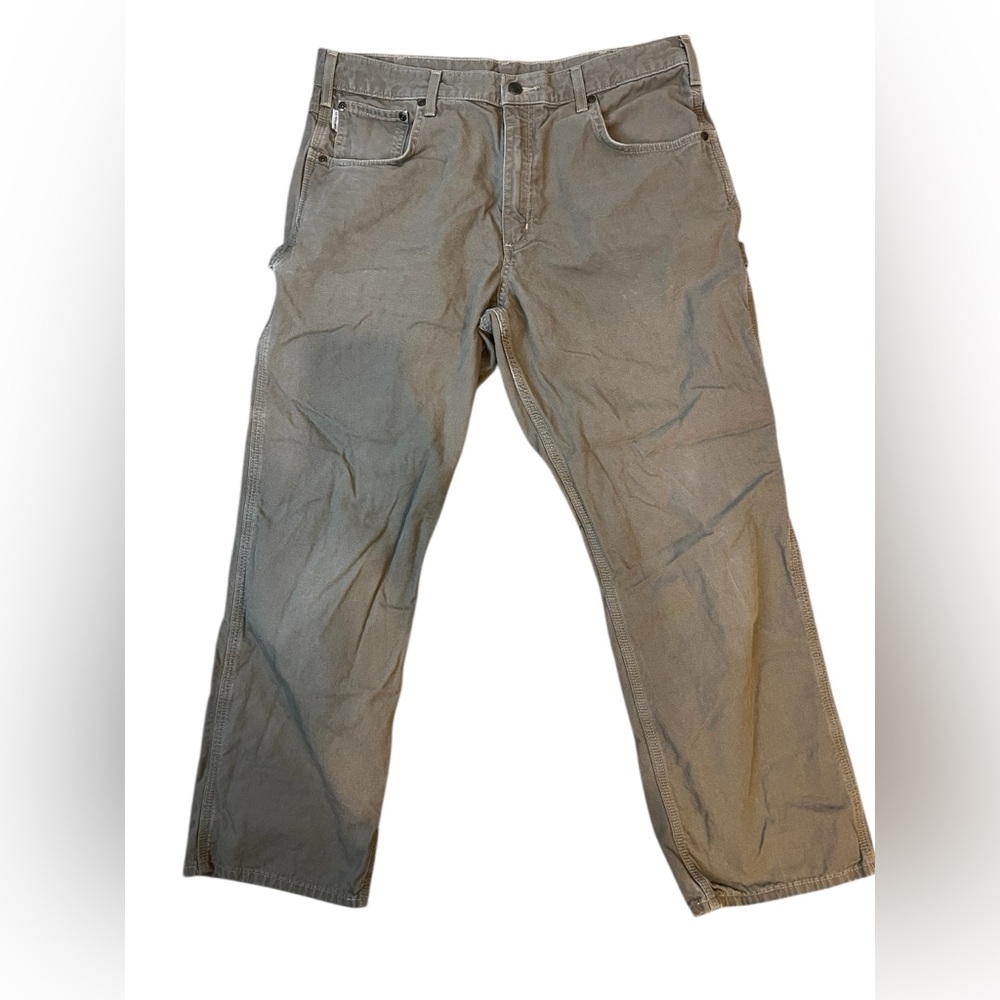 Carhartt dark grays men’s loose fit cargo work pants 36x30